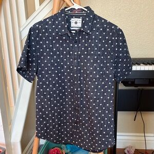 Denim & Flower Navy and White Patterned Shirt